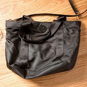 Tory Burch small nylon Quinn tote